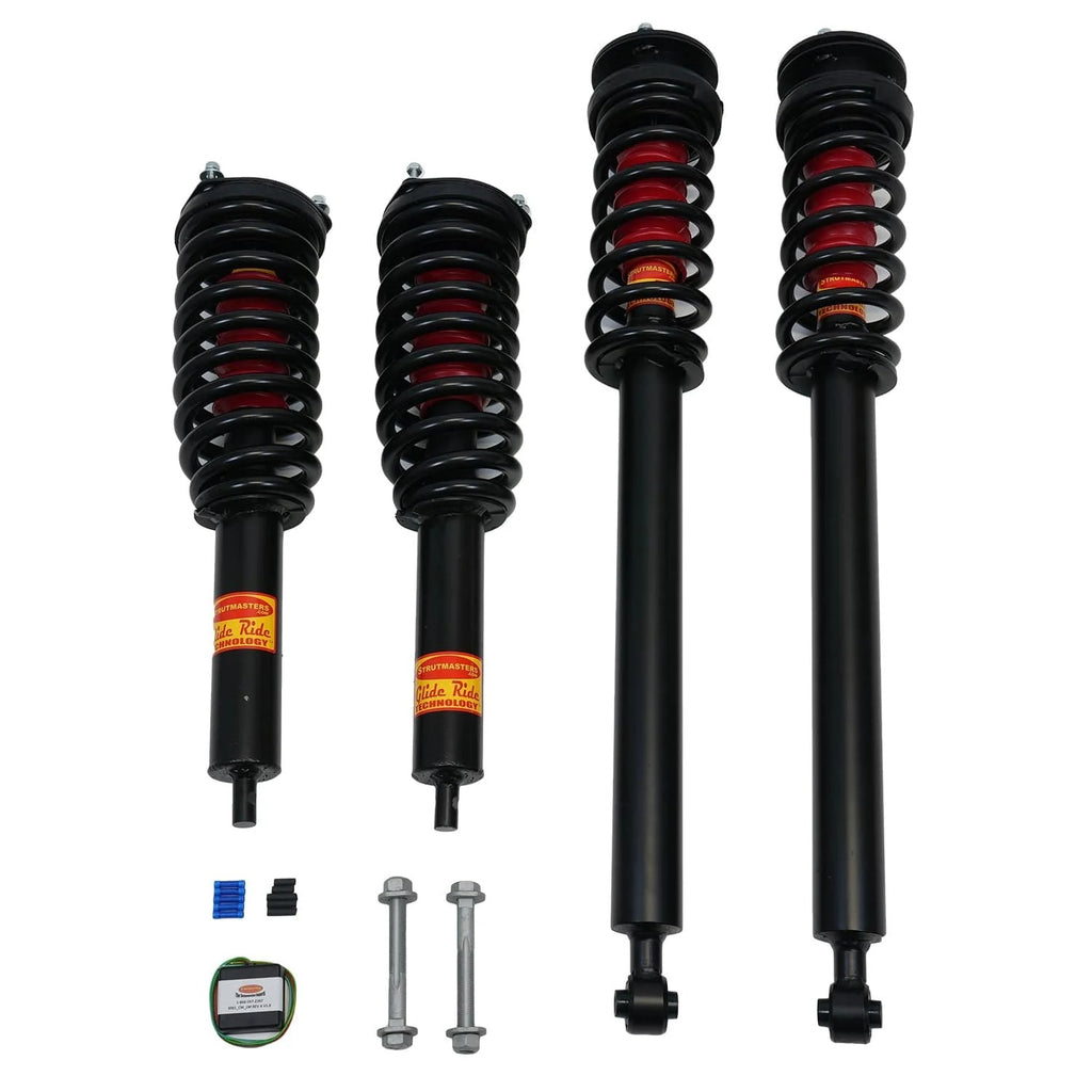 Strutmasters Conversion Kits 2003-2006 Mercedes-Benz S430 4MATIC Sedan 4-Wheel Air Suspension Conversion Kit With Light Fix and Camber Bolts (MT14FMCK)