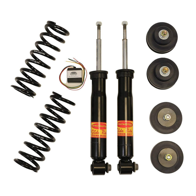 Strutmasters Conversion Kits 2003-2010 BMW-Compatible 5 Series (E61) Wagon Rear Air Suspension Conversion Kit with Shocks and Light Fix (BB4RBM)