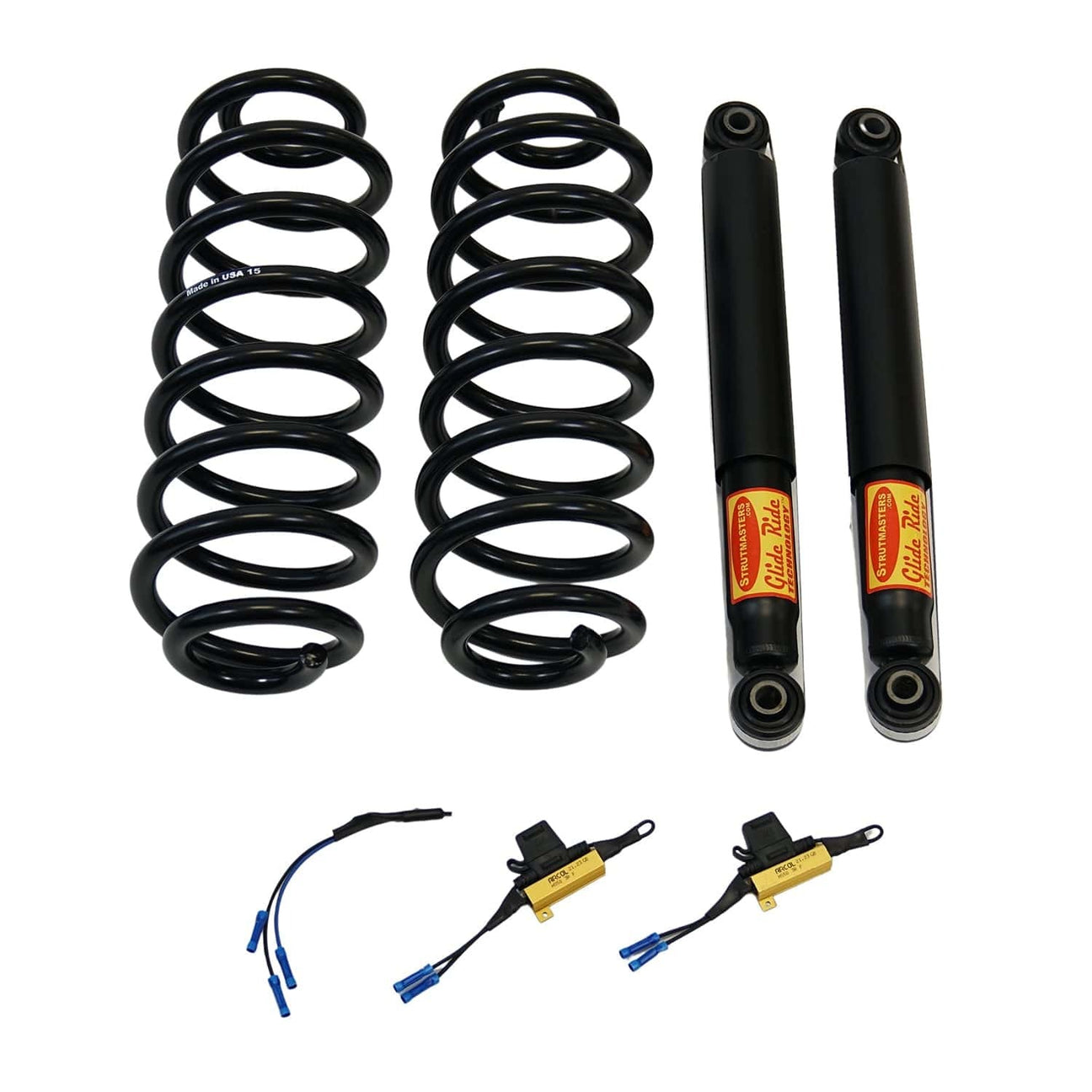 Strutmasters Conversion Kits 2007-2014 GMC Yukon 1500 and Yukon XL 2WD & 4WD 1500 Rear Air Suspension Conversion Kit (GC2RB)