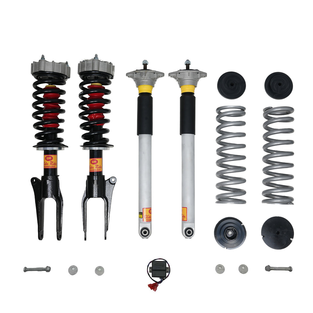 2014-2016 Porsche Panamera S E-Hybrid Suspension Conversion Kit with Light Out Module and Camber Kit (PC44FMCK)