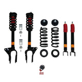 Strutmasters Conversion Kits 2016-2021 Jeep Grand Cherokee (WK2 Chassis) Air Suspension Conversion/Delete Kit for 4x4 3.6L V6, V8 and 3.0 Diesel Engines with Module and Camber Bolts (JC24FMCKL)