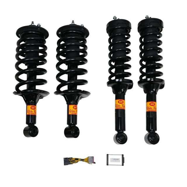 Strutmasters Conversion Kits 2005-2009 Land Rover Discovery 3 / LR3 4-Wheel Air Suspension Conversion Kit with Suspension Warning Light Module (LB84FM)