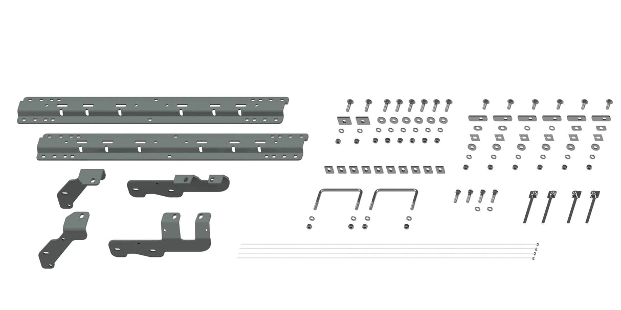 B&W Trailer Hitches Trailer Hitch Bracket B&W Hitches 2019-2020 Ram 1500 Custom Installation Kit For Universal Mounting Rails