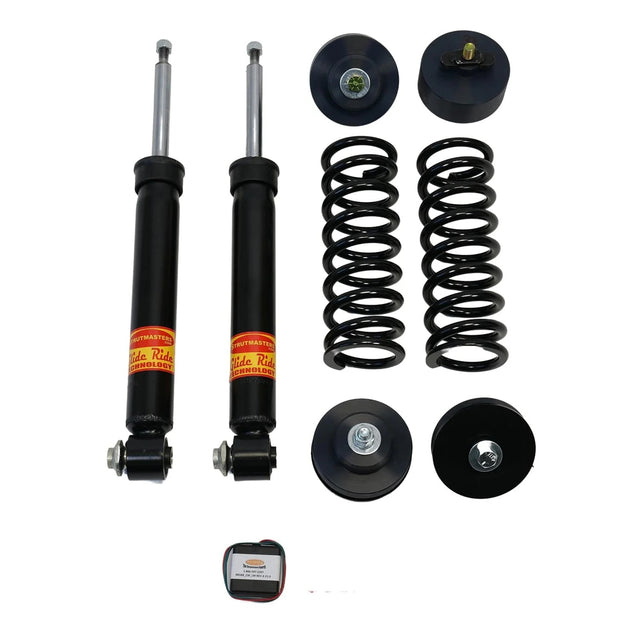 Strutmasters Conversion Kits 2010-2017 BMW-Compatible 5 Series GT Rear Air Suspension Conversion Kit with Shocks and Light Out Module (BB5RBM)