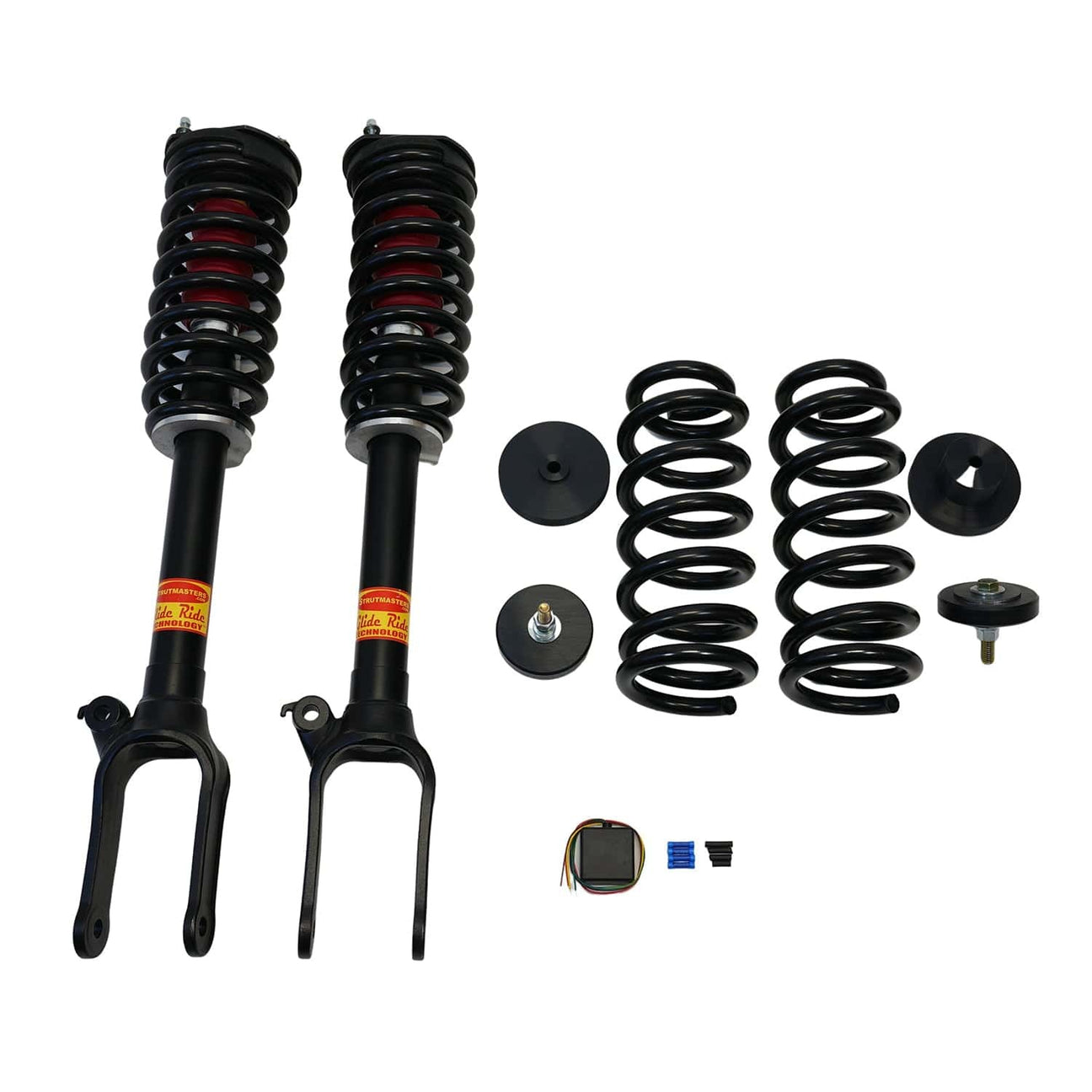 Strutmasters Conversion Kits 2006-2013 Mercedes-Benz R500 4-Wheel Air Suspension Conversion Kit with Suspension-Light Module (MR14FM)