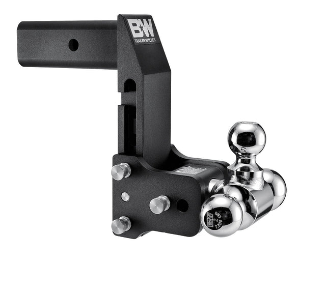 B&W Trailer Hitches Hitch Ball B&W Hitches 2.5 Model 10 Blk T&S Tri Ball for Multi-Pro Tailgate