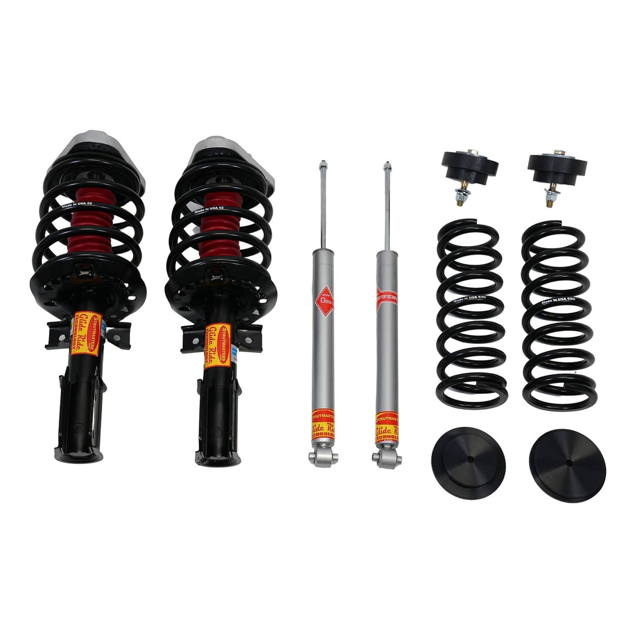 Strutmasters Conversion Kits 2012-2016 Mercedes-Benz E300 4MATIC Sedan 4 Wheel Air Suspension Conversion Kit (ME44F)