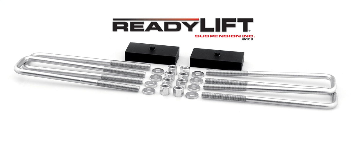 ReadyLift Suspension Block and U-Bolt Kit ReadyLift 66-3051 Rear Block Kit