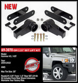 ReadyLift Lift Kit-Suspension ReadyLift 69-3070 SST Lift Kit Fits 04-12 Canyon Colorado H3 H3T