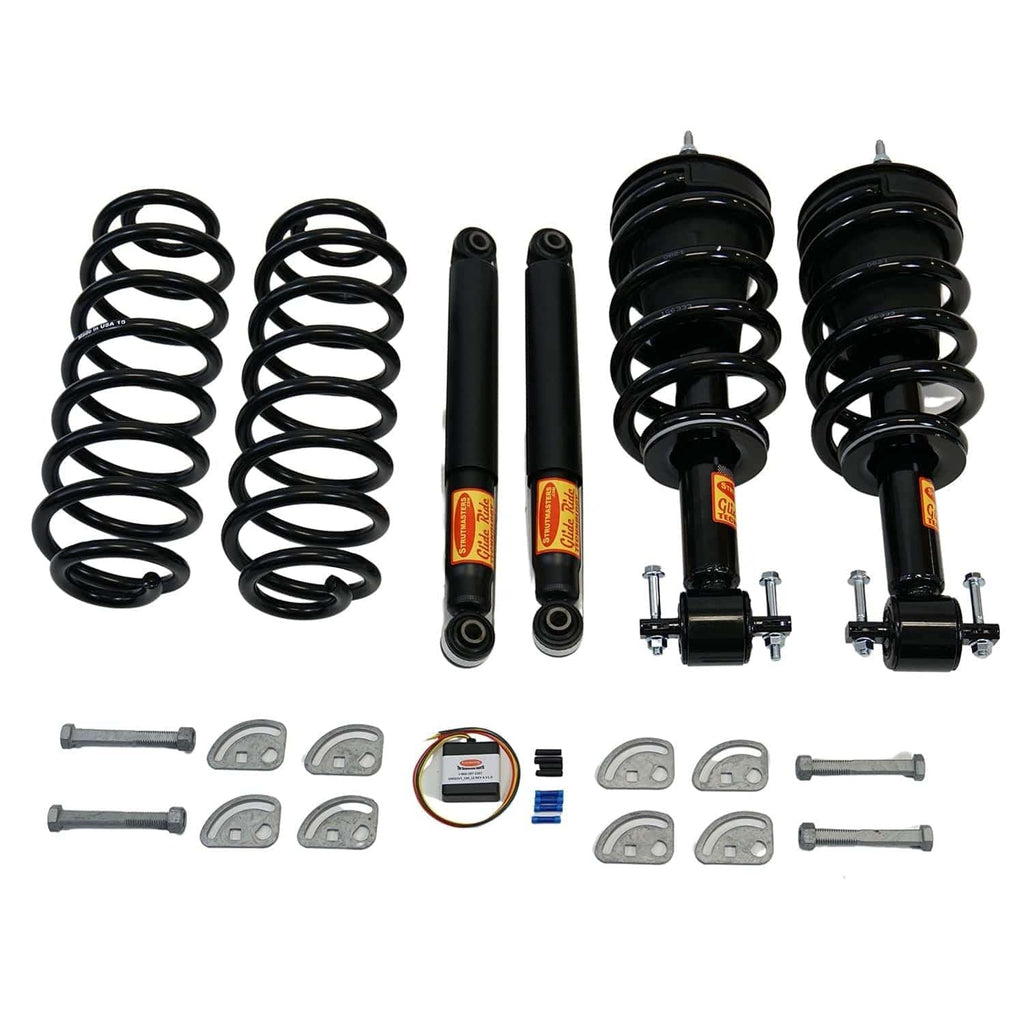 Strutmasters Conversion Kits 2007-2013 GMC Yukon 4-Wheel Air Suspension Conversion/Delete Kit With Camber Bolts and Light Fix Module (GC24FMCK1)