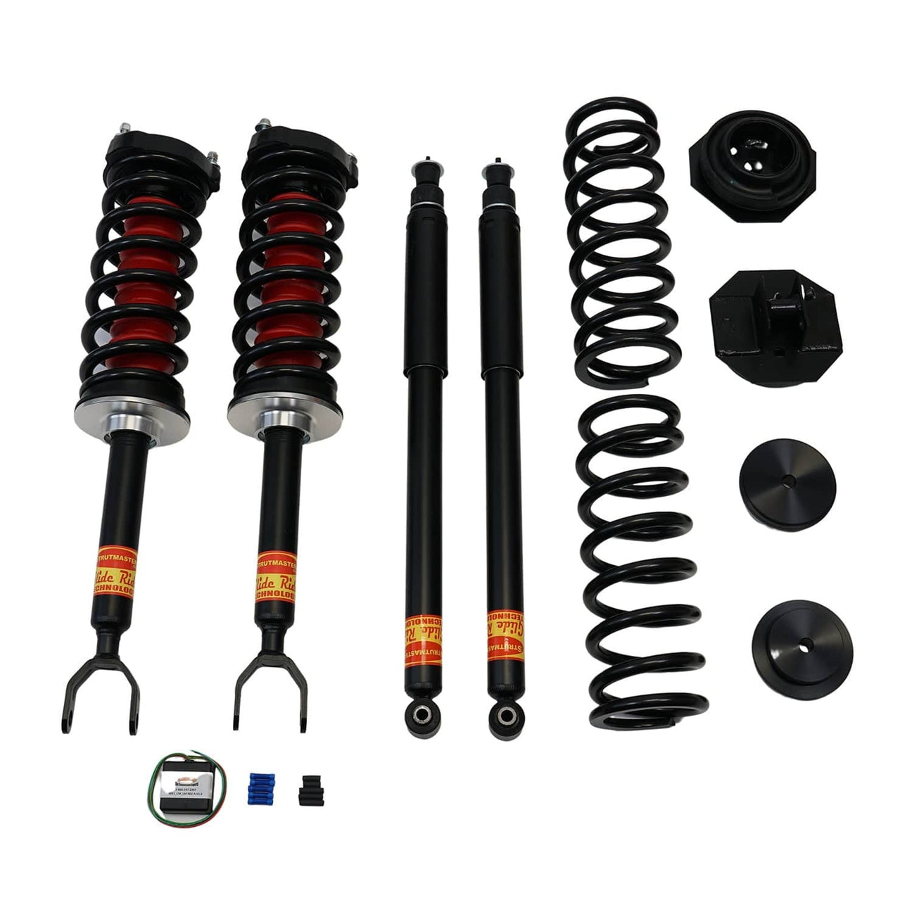 Strutmasters Conversion Kits 2005-2011 Mercedes-Benz CLS500 4 Wheel Air Suspension Conversion Kit With Light Fix Module (MJ14FM)