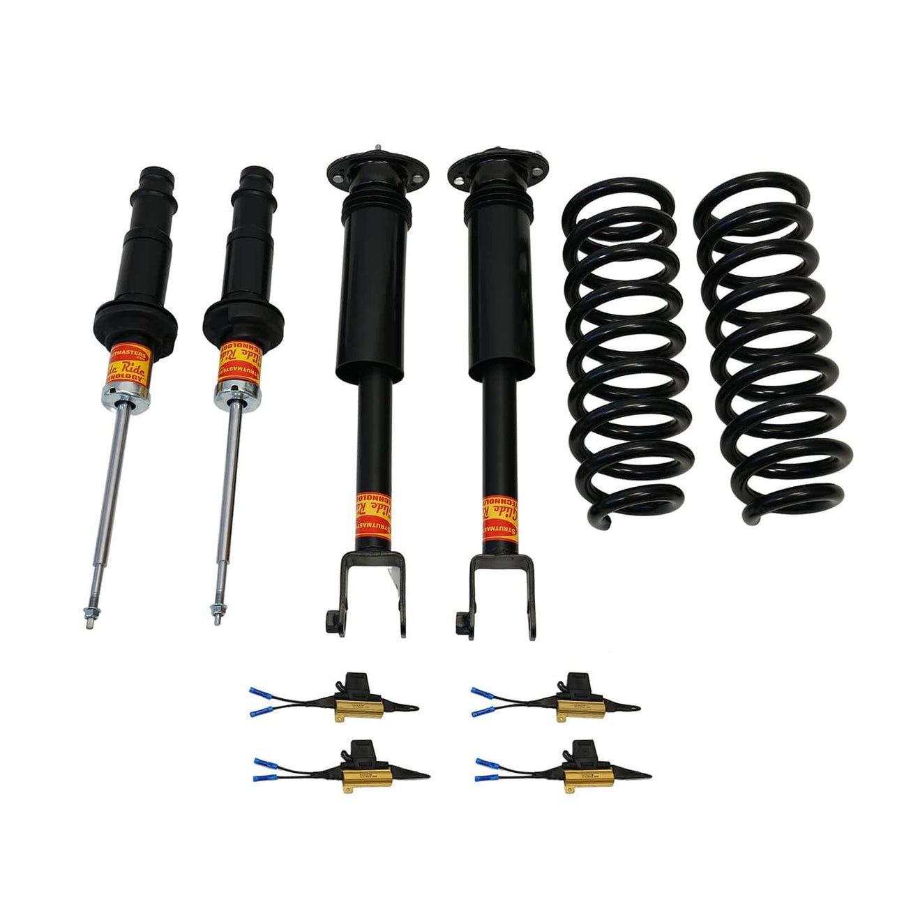 Strutmasters Conversion Kits 2004-2009 Cadillac SRX 4 Wheel Suspension Conversion Kit With Resistor (GX14F)