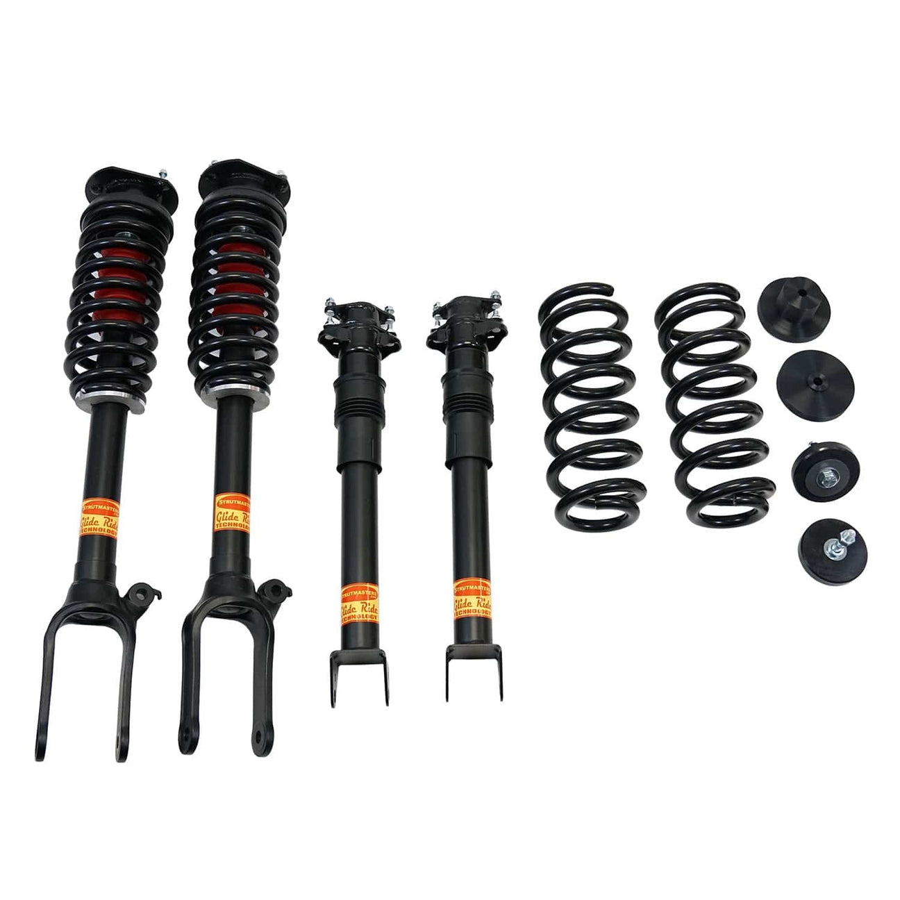 Strutmasters Conversion Kits 2007-2011 Mercedes-Benz ML63 AMG 4MATIC 4-Wheel Air Suspension Conversion Kit with Shocks (MK14F)