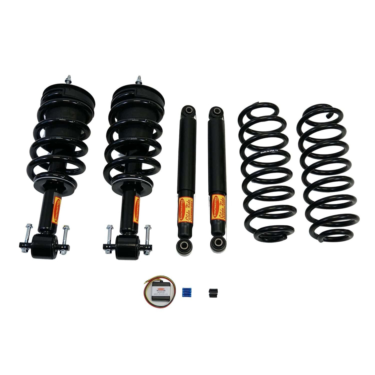 Strutmasters Conversion Kits 2015-2020 GMC Yukon 4-Wheel Air Suspension Conversion/Delete Kit with Light Out Module (GC44FM)