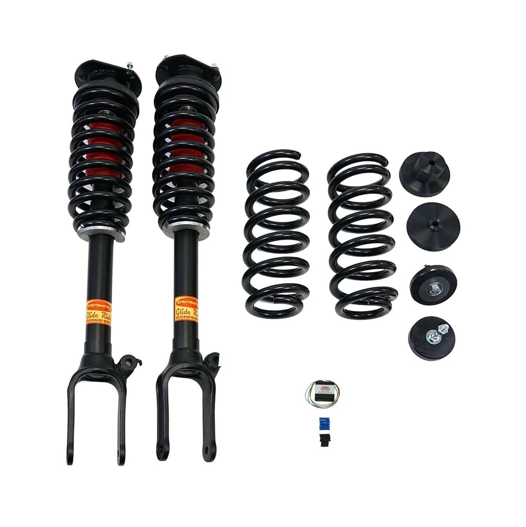 Strutmasters Conversion Kits 2010-2012 Mercedes-Benz GL350 BlueTEC 4MATIC Diesel 4-Wheel Air Suspension Conversion Kit With Suspension Warning Light Module (MK14GM)