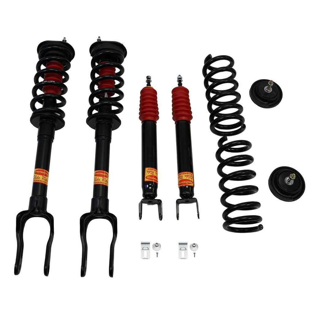 Strutmasters Conversion Kits 2011-2015 Jeep Grand Cherokee Air Suspension Conversion/Delete Kit with Camber Alignment Kit for 2WD V6 Engines (JC14FCK)