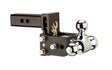 B&W Trailer Hitches Hitch Ball B&W Hitches B&W Tow And Stow Dual Ball 2" Adj Ball Mount 3" Drop/3-1/2" Rise, Browning