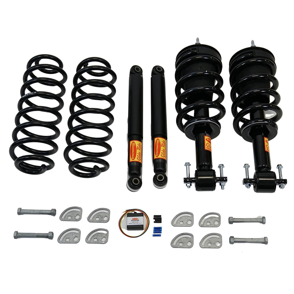 Strutmasters Conversion Kits 2007-2013 GMC Yukon XL 1500 4-Wheel Air Suspension Conversion/Delete Kit With Camber Bolts and Light Fix Module (GC24FMCK1)