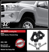 ReadyLift Suspension Front Leveling Kit ReadyLift 66-5055 Front Leveling Kit Fits 05-23 Tacoma