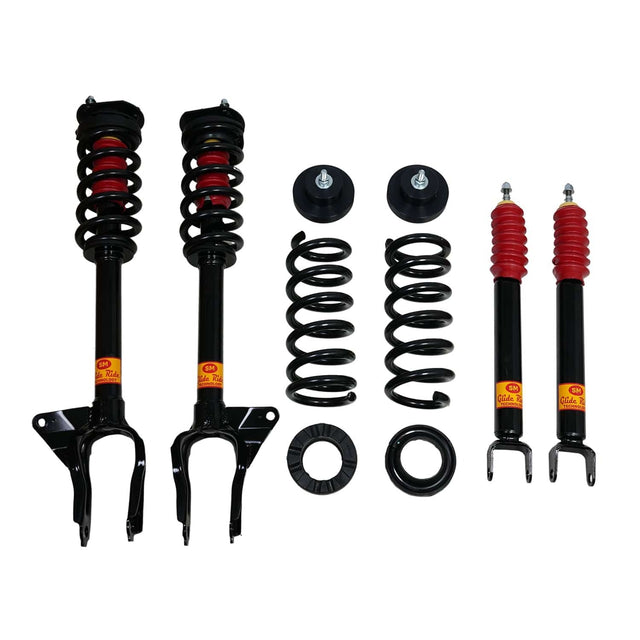 Strutmasters Conversion Kits 2016-2021 Jeep Grand Cherokee (WK2 Chassis) Air Suspension Conversion/Delete Kit for 4x4 3.6L V6, V8 and 3.0 Diesel Engines (JC24FL)