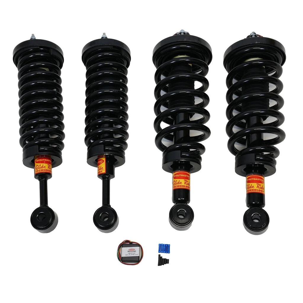 Strutmasters Conversion Kits 2003-2004 Lincoln Navigator Premium 4-Wheel Air Suspension Conversion System With Module (FX24FM)