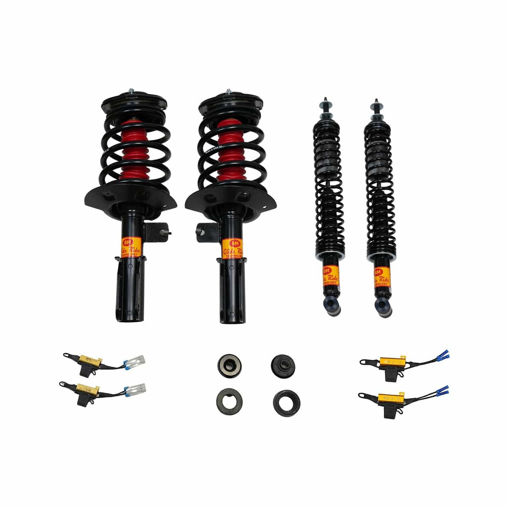 Strutmasters Conversion Kits 1997 Cadillac Seville 4 Wheel Air Suspension Conversion Kit With Resistor (CA44ER)