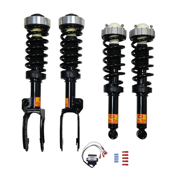 Strutmasters Conversion Kits 2007-2015 Audi Q7 4 Wheel Air Suspension Conversion Kit with Light Module (AD14FM)