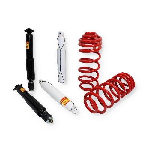 Strutmasters Conversion Kits 1997-2002 Lincoln Navigator 2WD Rear Air Suspension Conversion Kit With 4 Shocks (FY1RF)