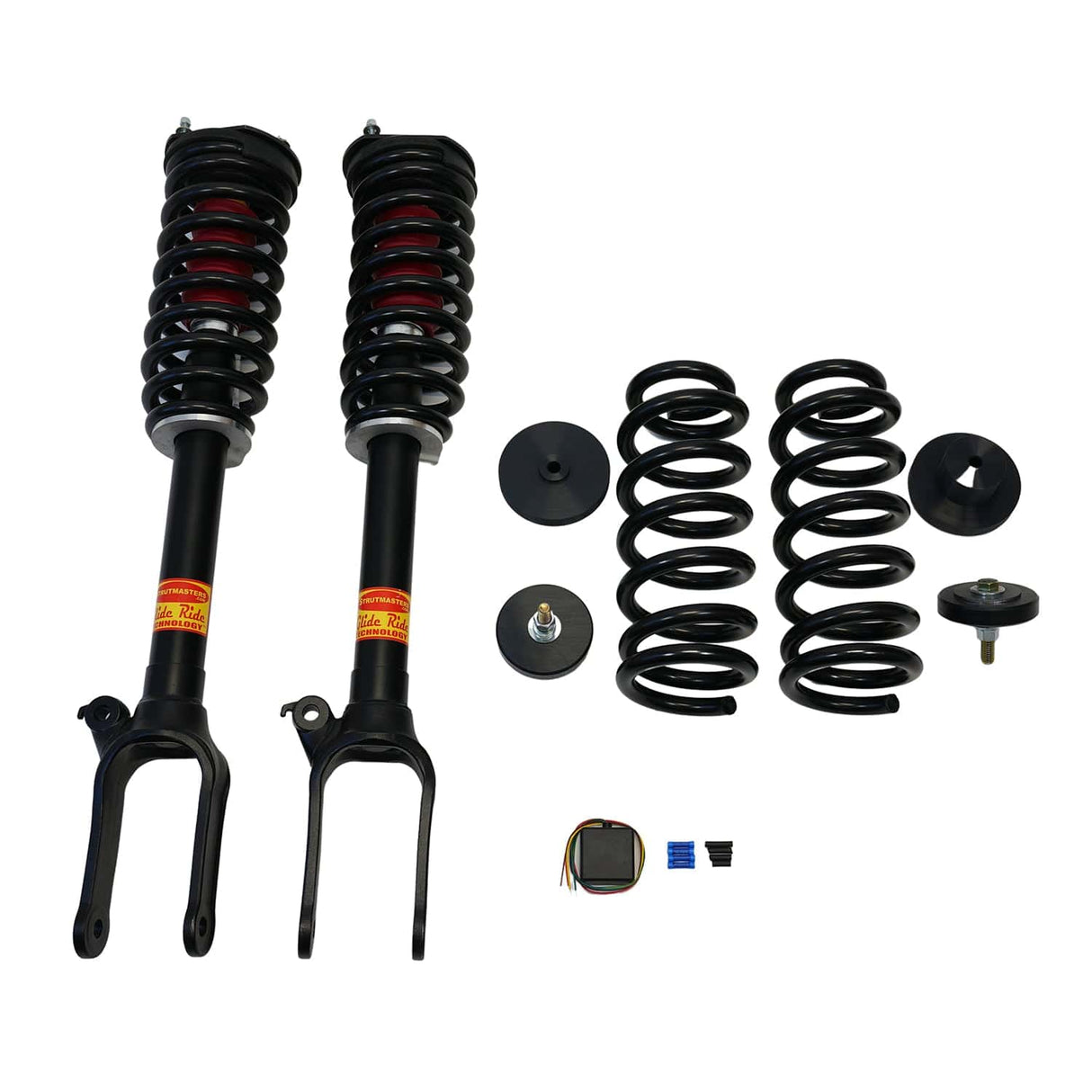 Strutmasters Conversion Kits 2006-2013 Mercedes-Benz R350 4-Wheel Air Suspension Conversion Kit with Suspension-Light Module (MR14FM)