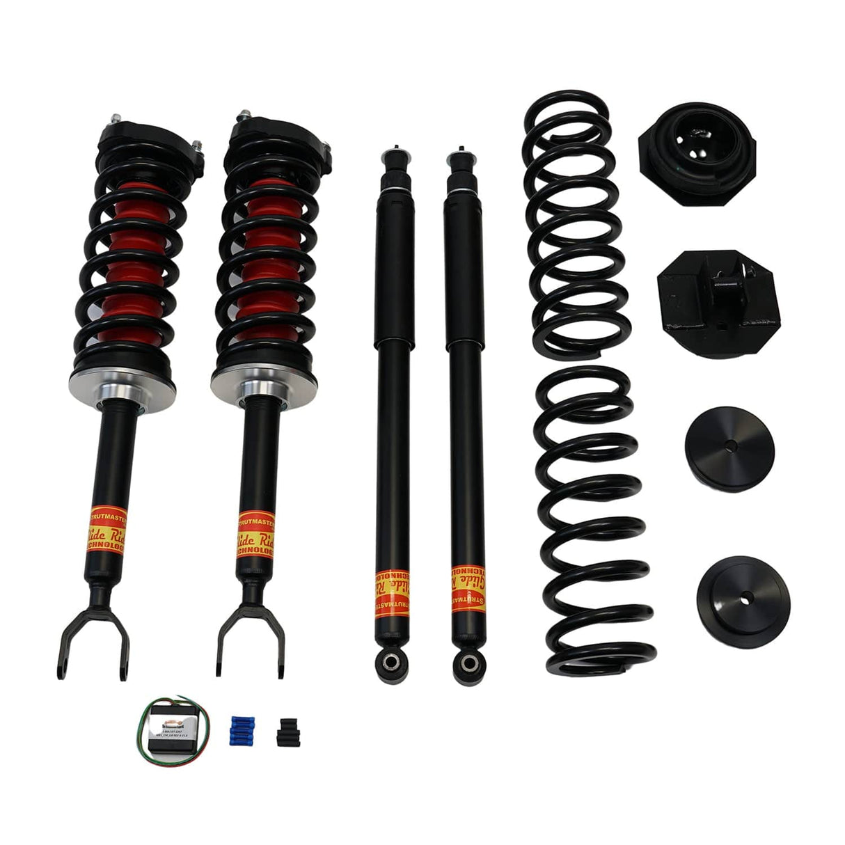 Strutmasters Conversion Kits 2007-2011 Mercedes-Benz CLS63 AMG 4 Wheel Air Or Hydraulic Suspension Conversion Kit with Light Fix Module (MJ14FM)