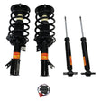 Strutmasters Conversion Kits 2013-2016 Lincoln MKZ With CCD 4 Wheel Suspension Conversion System with Light Out Module (FD64FM)