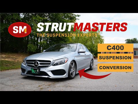 2015-2021 Mercedes-Benz C400 4Matic 4-Wheel Air Suspension Conversion/Delete Kit (MC34F)